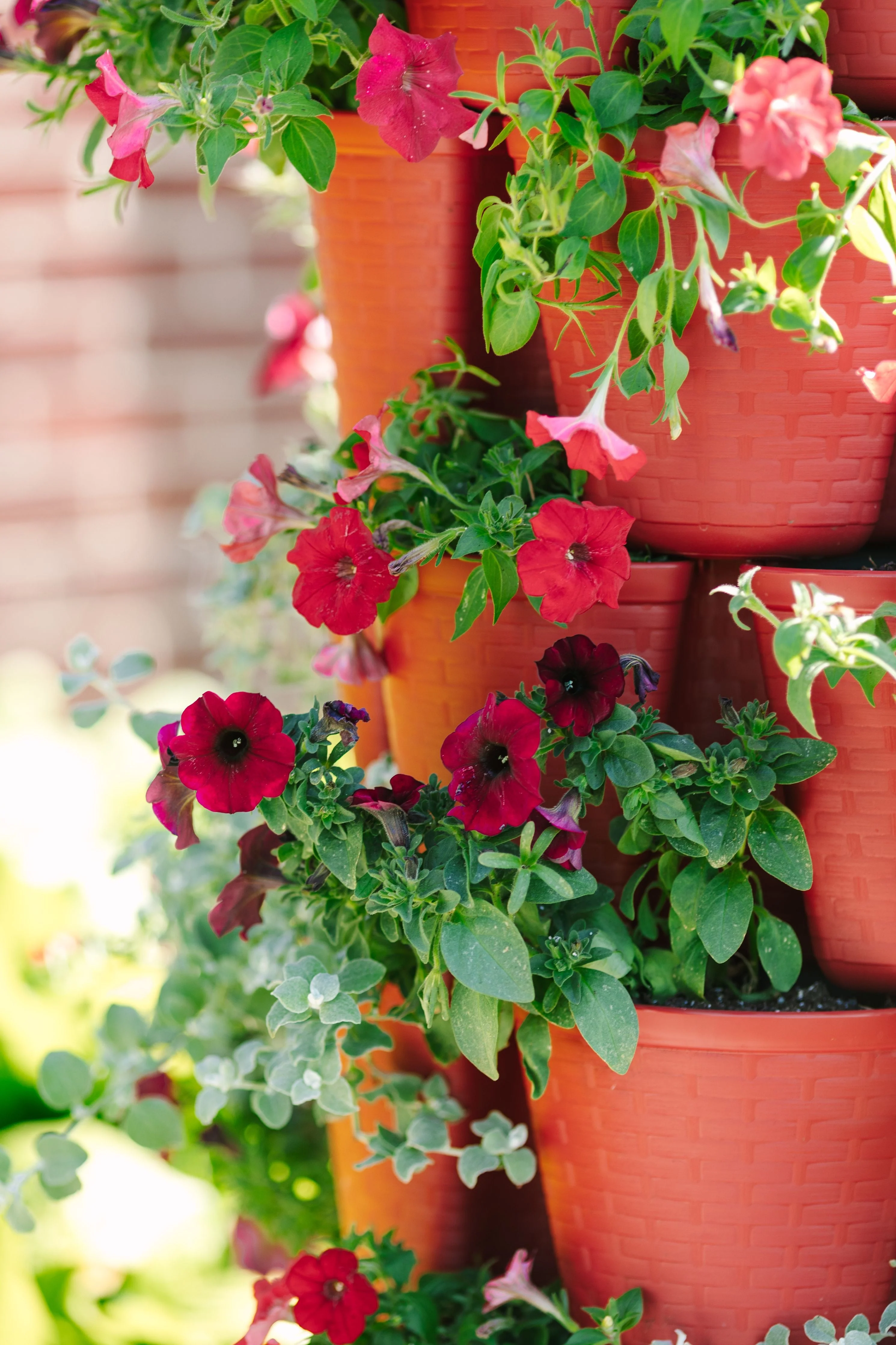 7 Tier GreenStalk Leaf Vertical Planter | Tomato (Basket Weave Texture) - Image 2