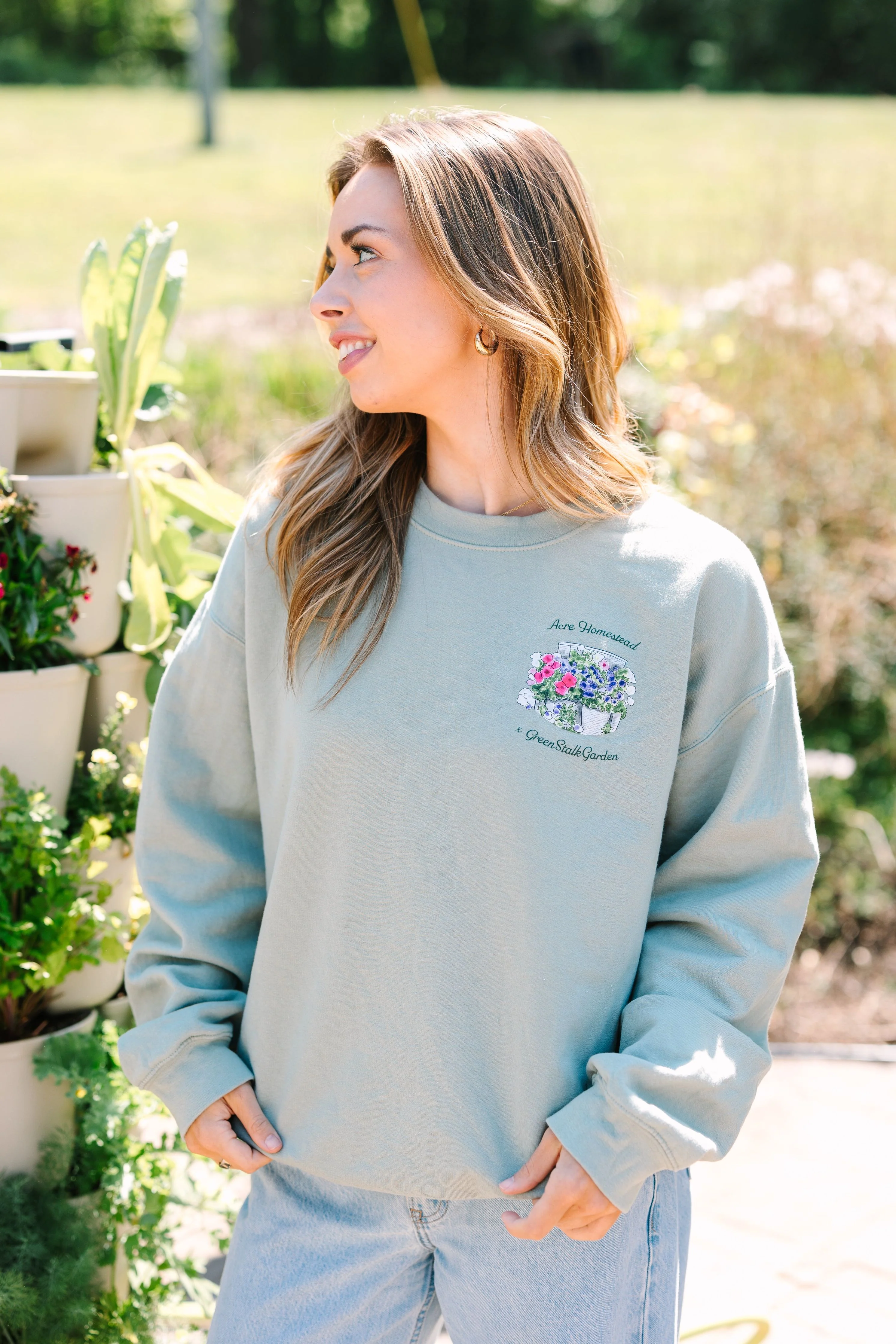 Becky's GreenStalk Sweatshirt - Image 2
