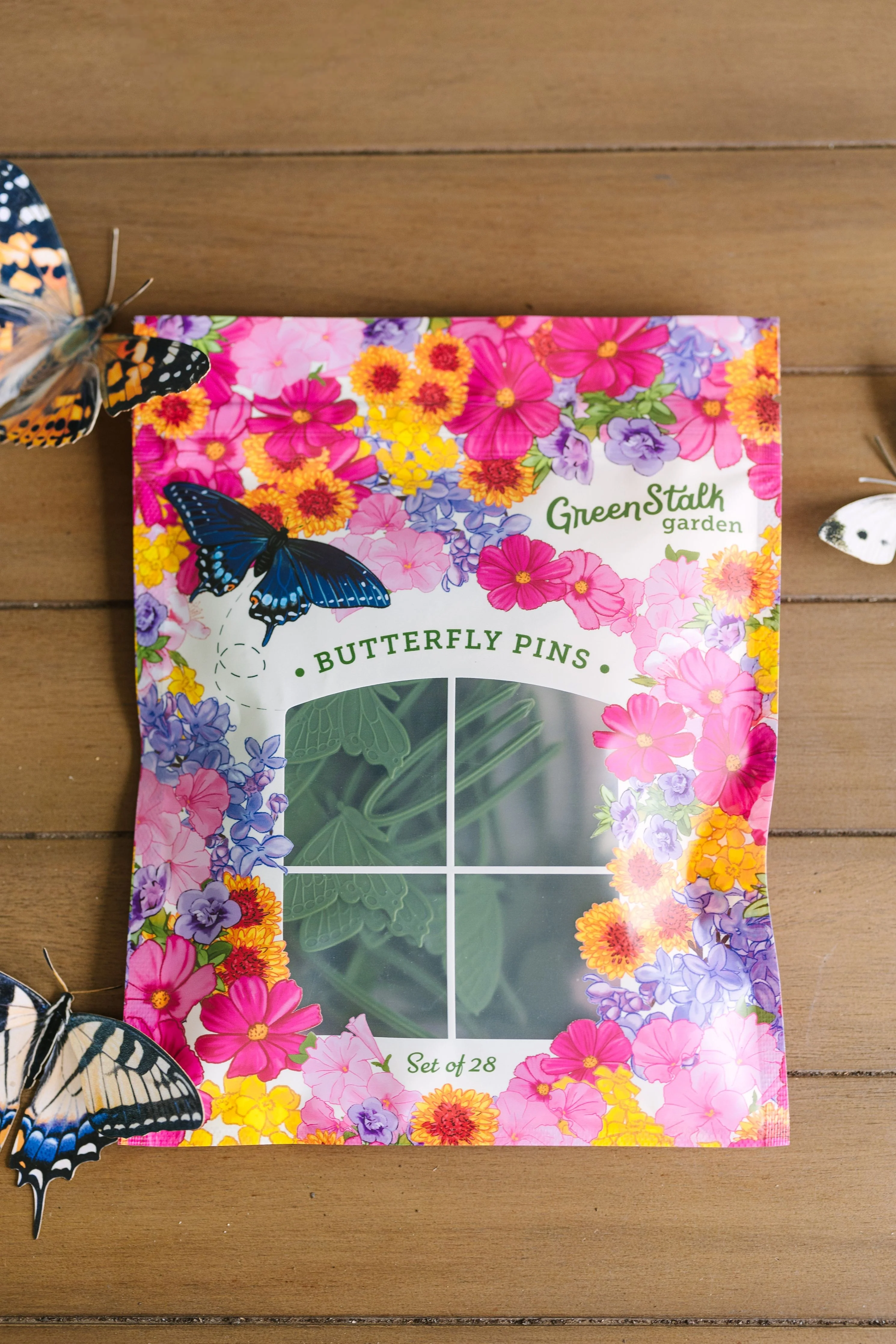 Butterfly Pins - Set of 28 | Evergreen Pack - Image 3