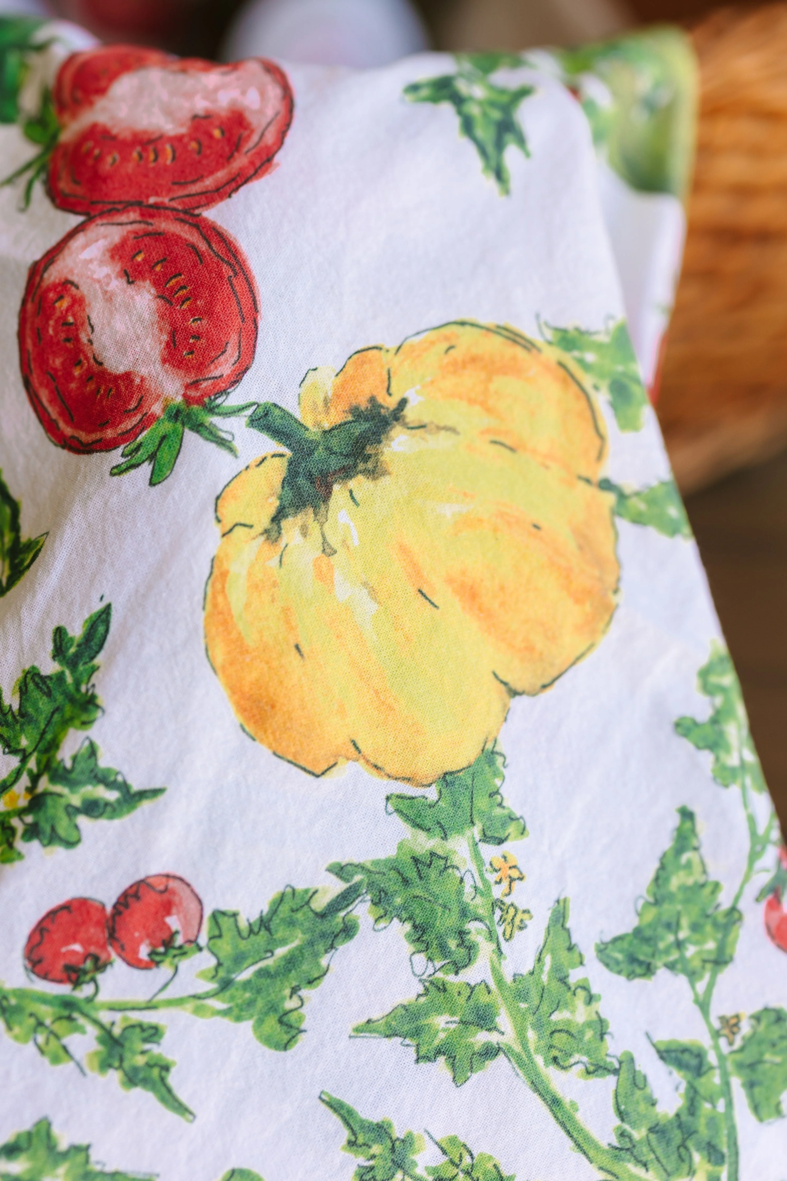 GreenStalk Tomato Print Sourdough Towel - Image 3