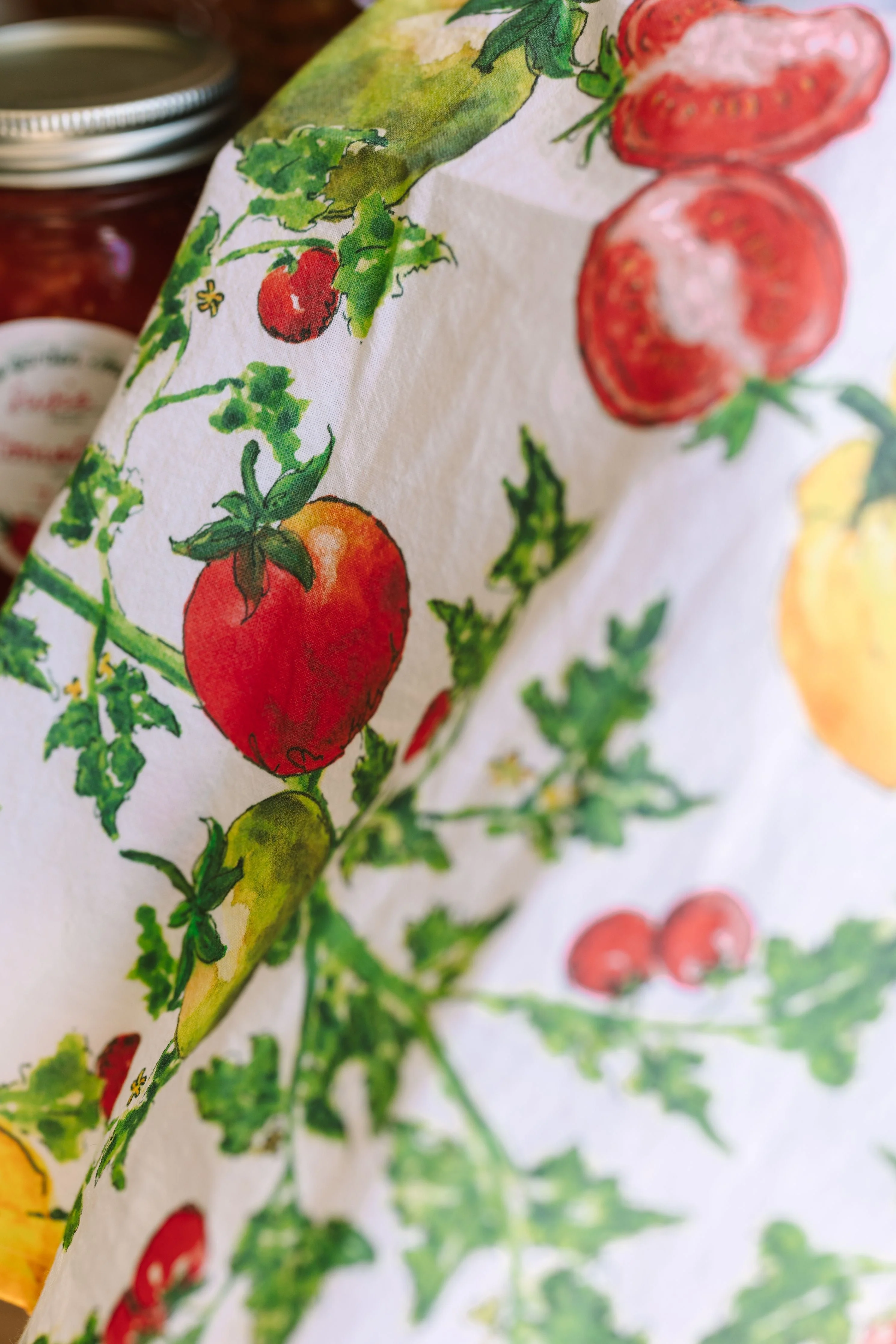 GreenStalk Tomato Print Sourdough Towel - Image 4