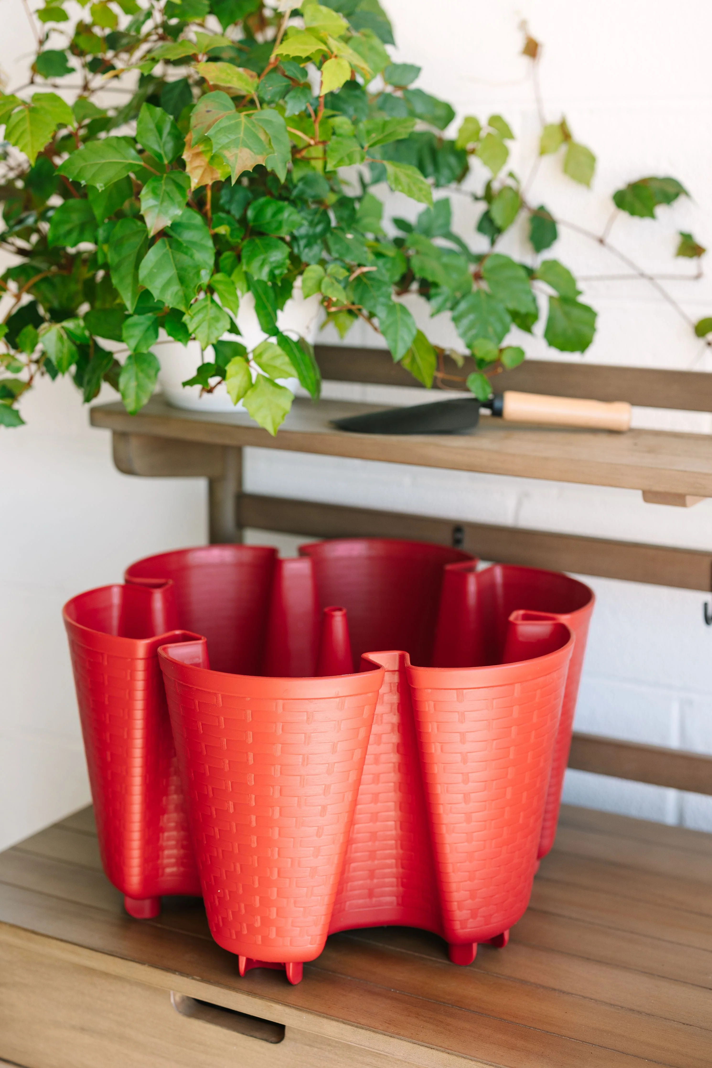 Individual Original Planter | Tomato (Basket Weave Texture)